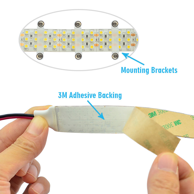Triple Row DC12/24V Super Bright 3528 SMDs 1800LEDs Flexible LED Tape Lights, Silica Gel Waterproof Optional, 16.4ft Per Reel Triple Row DC12/24V Super Bright 3528 SMDs 1800LEDs Flexible LED Tape Lights, Silica Gel Waterproof Optional, 16.4ft Per Reel